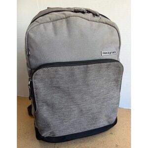 Hedgren Backpack Laptop Bag Gray Link Hook Up 15.5" x 10" x 6"